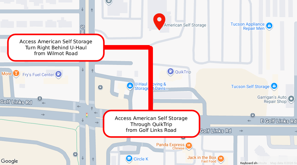 American Self Storage Wilmot Location